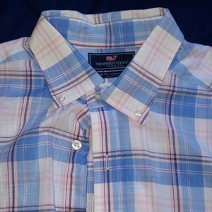 Vineyard Vines Plaid Slim Fit Tucker Shirt